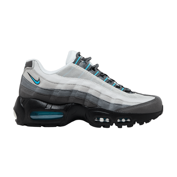 Nike Air Max 95 GS 'Baltic Blue' — Iron Grey/Smoke Grey/Light Smoke Grey/Baltic Blue