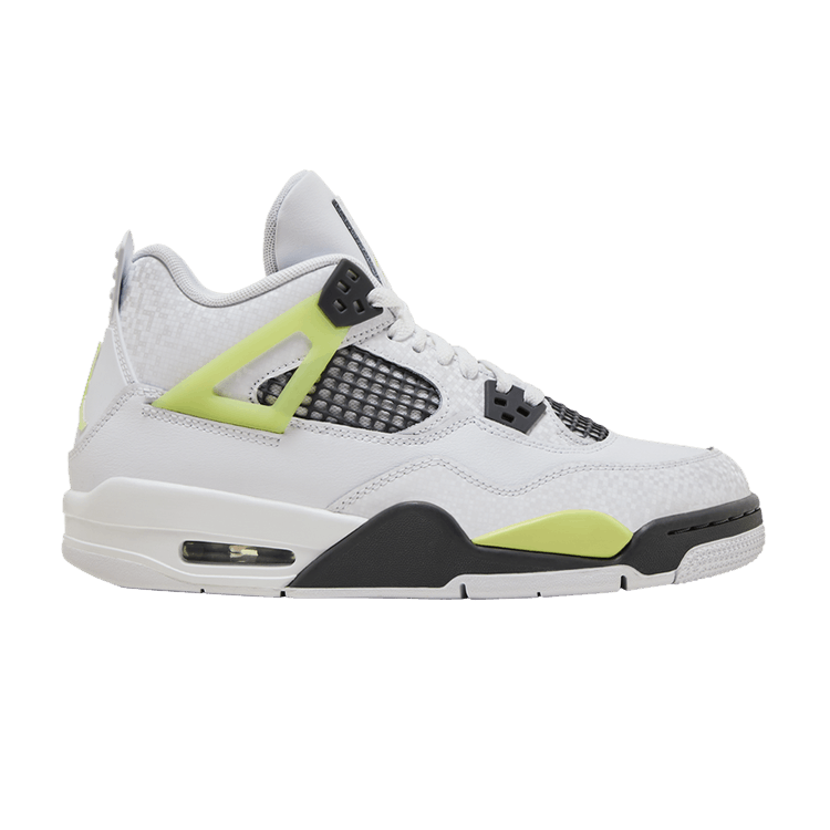 Air Jordan 4 Retro GS 'Light Lemon Twist' — White/Light Lemon Twist/Light Graphite