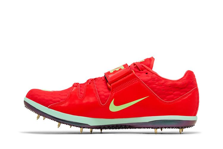 Nike High Jump Elite 'Bright Crimson Lime Blast' — Bright Crimson/Hyper Orange/Lime Blast/Washed Coral