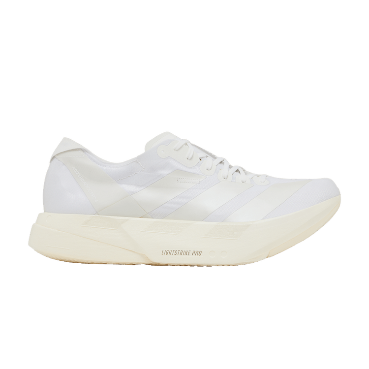 adidas Adizero Adios Pro 4 'White Zero Metallic' — Cloud White/Zero Metallic/Crystal White