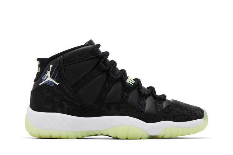 Air Jordan 11 Retro GS 'Inner Beast' — Black/Barely Volt/Dark Raisin/White