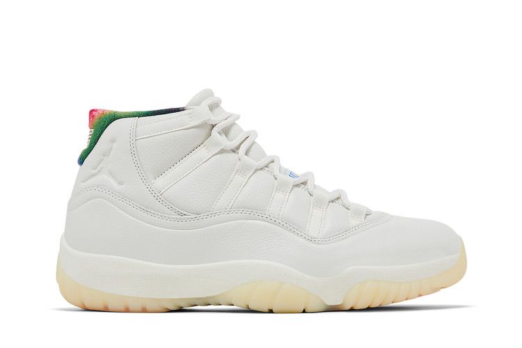 Air Jordan 11 Retro '285' — Sail/Off White/Newsprint/Sport Royal