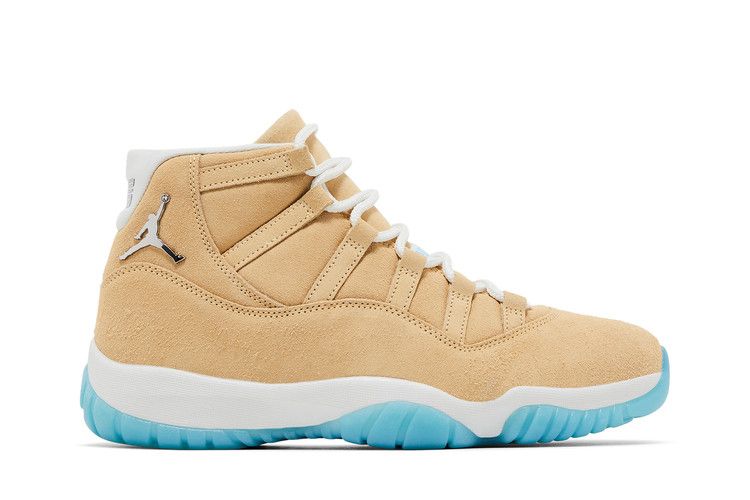 Air Jordan 11 Retro 'H-Town' — Canvas/Metallic Silver/Summit White/Football Blue