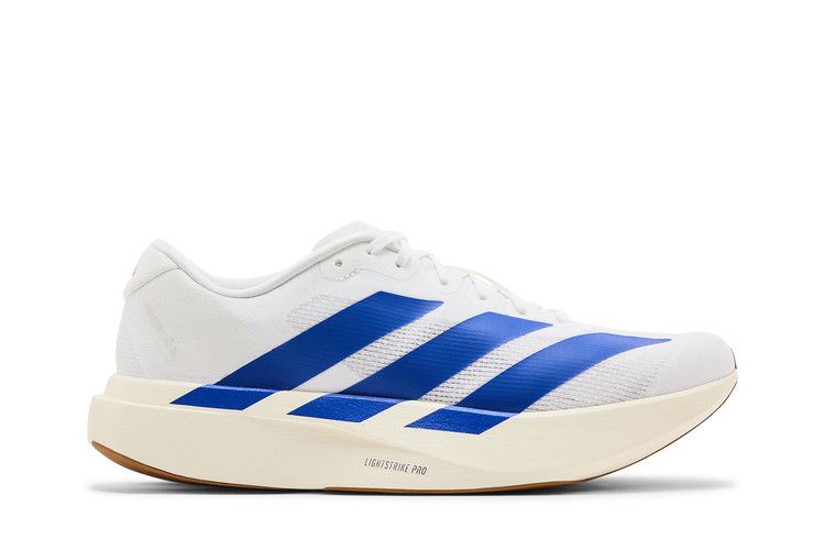 adidas Adizero Evo SL 'White Royal Blue' — Cloud White/Royal Blue/Pure Ruby