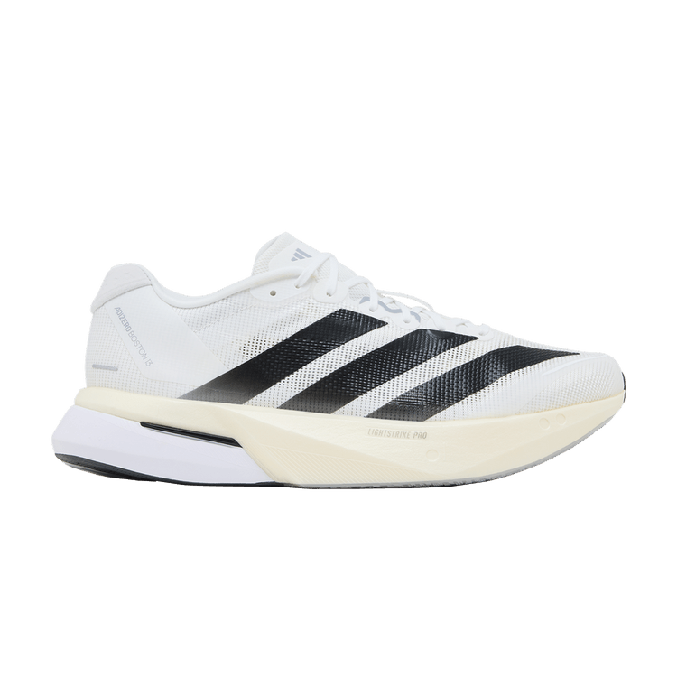 adidas Adizero Boston 13 'White Black Dash Grey' — Cloud White/Core Black/Dash Grey
