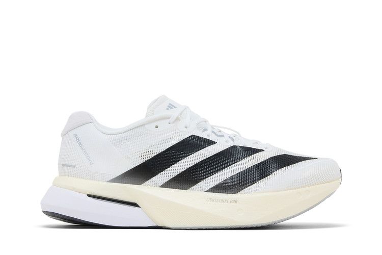 adidas Adizero Boston 13 'White Black Dash Grey' — Cloud White/Core Black/Dash Grey