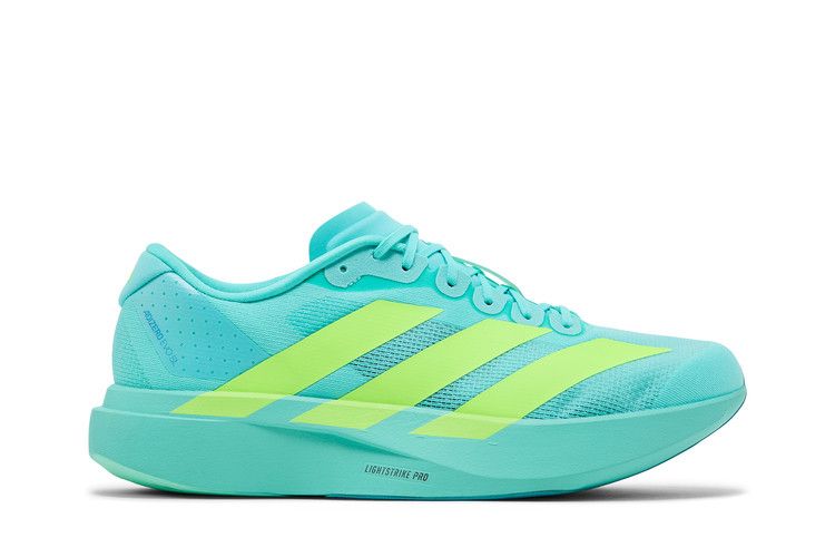 adidas Adizero Evo SL 'Flash Aqua Lucid Lemon' — Flash Aqua/Lucid Lemon/Mint Ton
