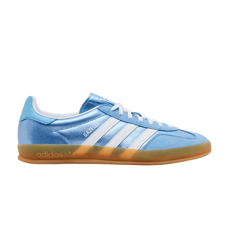 adidas Wmns Gazelle Indoor 'Blue Metallic Gum' — Blue/Cloud White/Gum