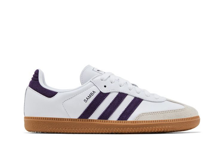 adidas Wmns Samba OG 'White Aurora Plum Gum' — Cloud White/Alumina/Aurora Plum