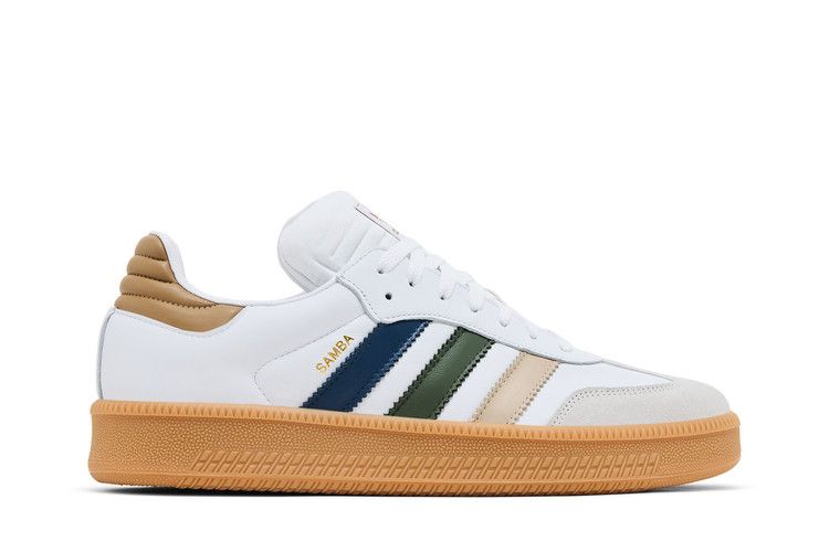 adidas Samba XLG 'White Clay Brown' — Footwear White/Clay Brown/Grey One