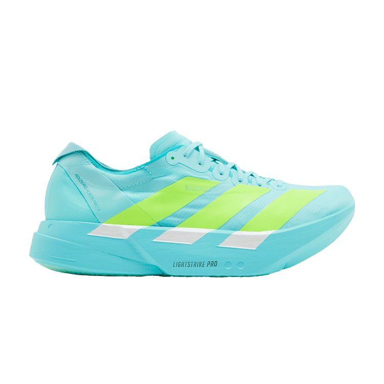 adidas Adizero Adios Pro 4 'Flash Aqua Lucid Lemon' — Flash Aqua/Lucid Lemon/Mint Ton