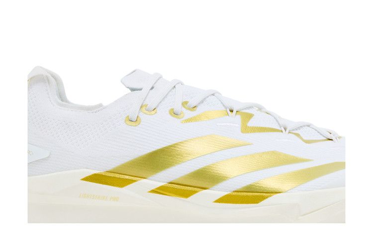 adidas Adizero Electric+ 2.0 'White Gold Metallic' — Cloud White/Gold Metallic/Gold Metallic