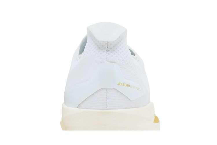adidas Adizero Electric+ 2.0 'White Gold Metallic' — Cloud White/Gold Metallic/Gold Metallic