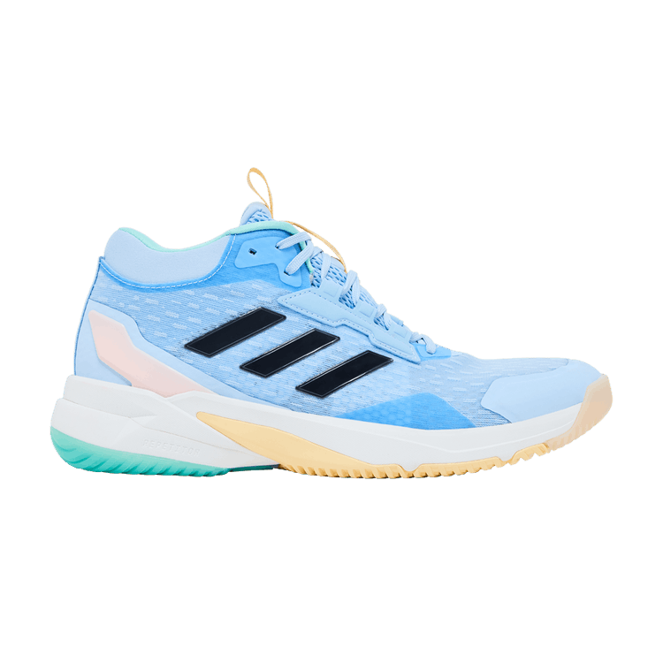 adidas Wmns Crazyflight 6 Mid Indoor 'Glow Blue' — Glow Blue/Shadow Navy/Flash Aqua