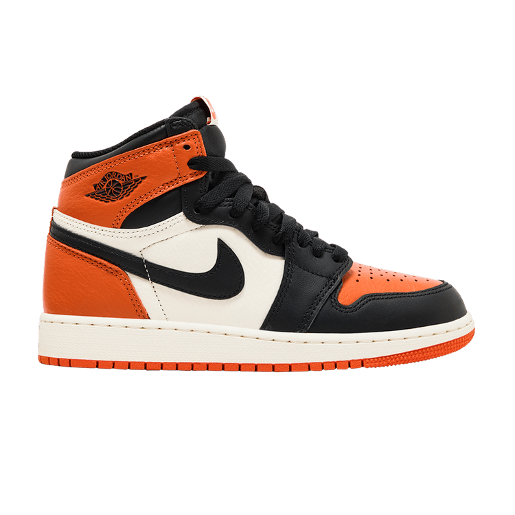 Air Jordan 1 Retro High OG GS 'Shattered Backboard' 2025 — Black/Sail/Starfish