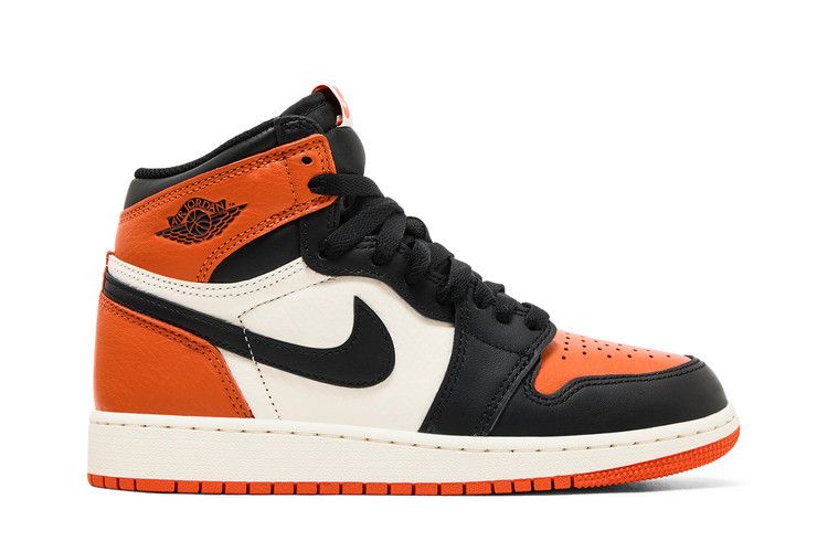 Air Jordan 1 Retro High OG GS 'Shattered Backboard' 2025 — Black/Sail/Starfish