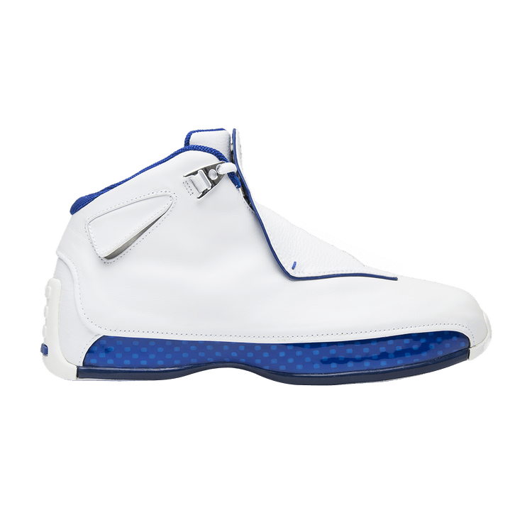 Air Jordan 18 OG 'White Sport Royal' 2003 — White/Metallic Silver/Sport Royal