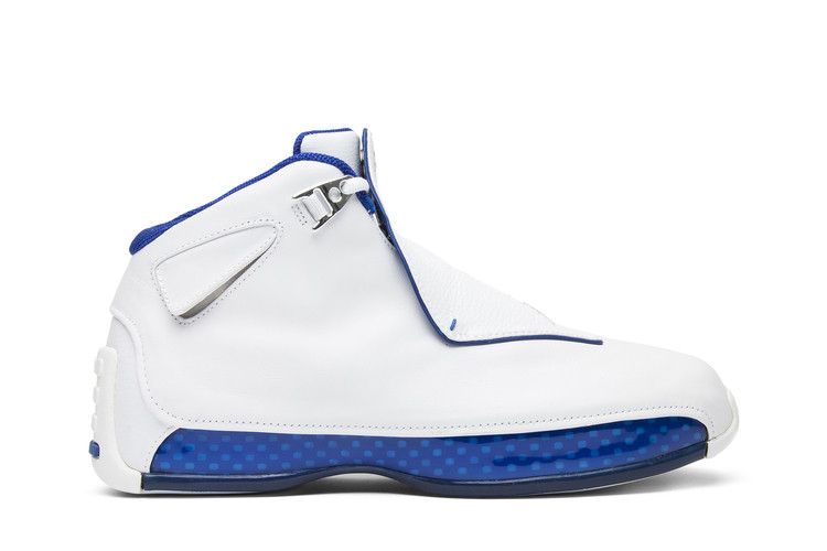 Air Jordan 18 OG 'White Sport Royal' 2003 — White/Metallic Silver/Sport Royal