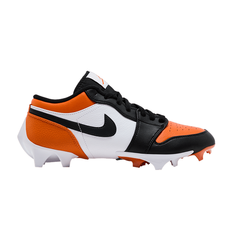 Air Jordan 1 Low TD Cleat 'Shattered Backboard' — Starfish/White/Black
