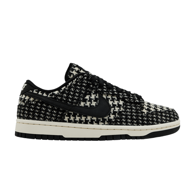 Harris Tweed x Nike Wmns Dunk Low 'Black Phantom' — Black/Phantom
