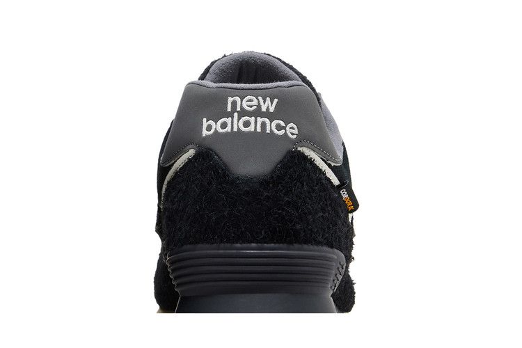 New Balance 574 'Black Cordura Suede' — Black/Green