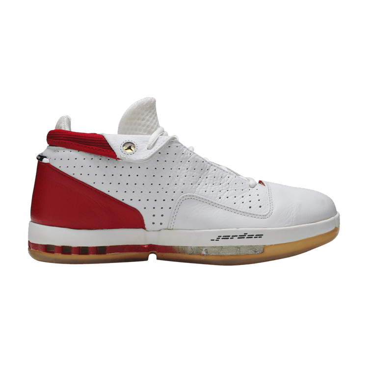 Air Jordan 16 OG Low 'Varsity Red' — White/Black/Varsity Red