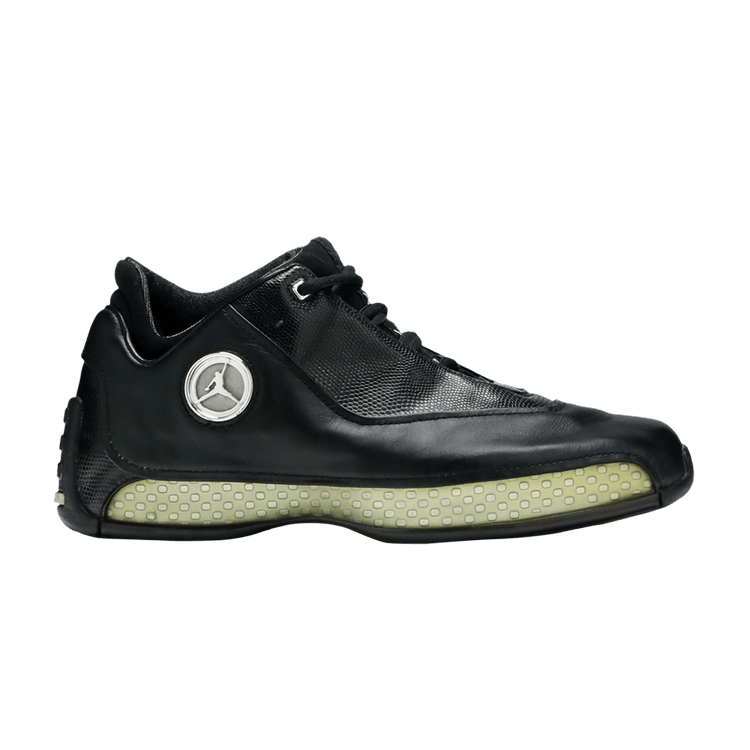 Air Jordan 18 OG Low 'Black Chrome' — Black/Chrome/Metallic Silver