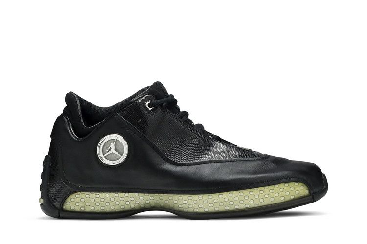 Air Jordan 18 OG Low 'Black Chrome' — Black/Chrome/Metallic Silver