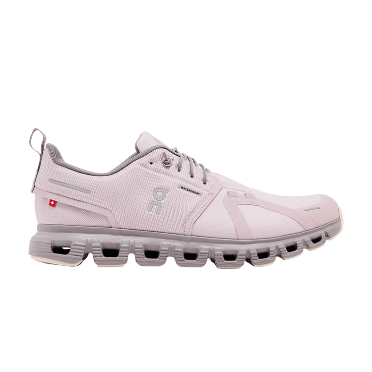ON Wmns Cloud 6 Waterproof 'Mauve Zinc' — Mauve/Zinc