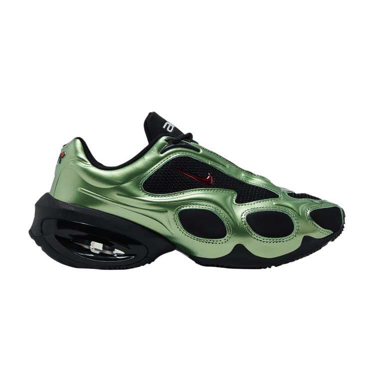 Nike Wmns Air Max Muse 'Metallic Oil Green' — Black/Oil Green/Metallic Silver/University Red