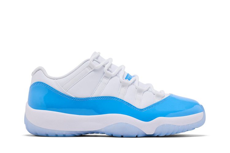 Air Jordan 11 Retro Low 'UNC' 2026 — White/University Blue/Black