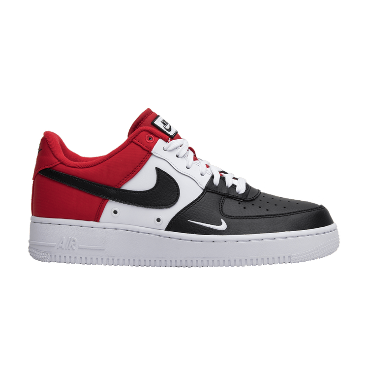 Nike Air Force 1 Low '07 LV8 'Black Toe' — University Red/Black/White