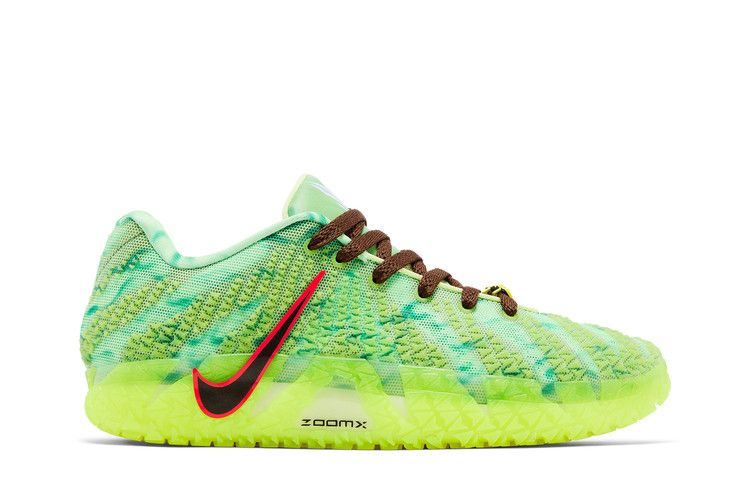 Nike Ja 3 'Zombie' — Light Lemon Twist/Hemp/Bright Crimson/Black (2)