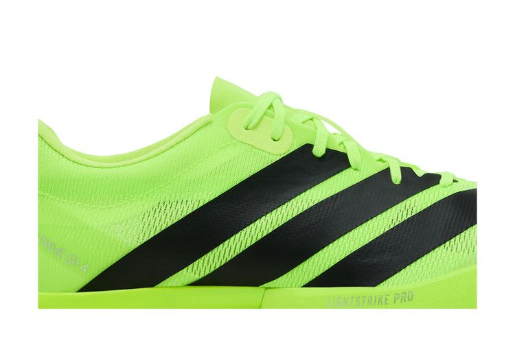 adidas Adizero Prime SP 4 'Lucid Lemon Black' — Lucid Lemon/Core Black/Silver Metallic