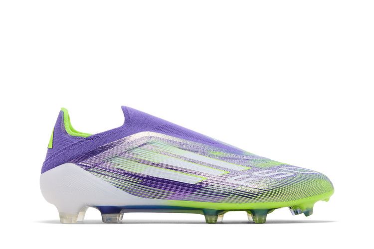 adidas Adizero F50 Elite Laceless FG 'Radiant Blaze Pack' — Purple Rush/Cloud White/Lucid Lemon