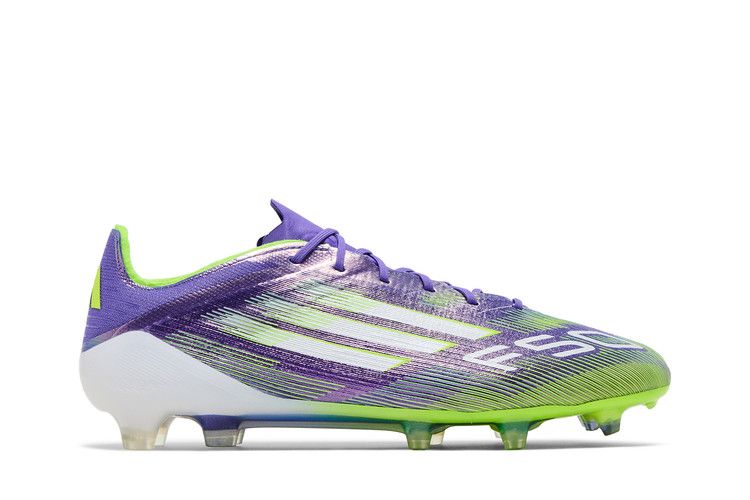 adidas Adizero F50 Elite FG 'Radiant Blaze Pack' — Purple Rush/Cloud White/Lucid Lemon