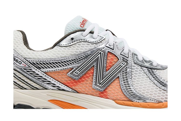 Aimé Leon Dore x New Balance 860v2 'White Orange' — Multi-Color