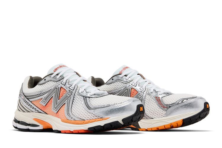 Aimé Leon Dore x New Balance 860v2 'White Orange' — Multi-Color