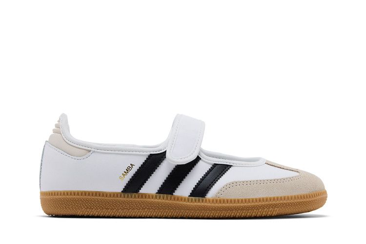 adidas Samba Jane J 'White Alumina Gum' — Cloud White/Alumina/Gum