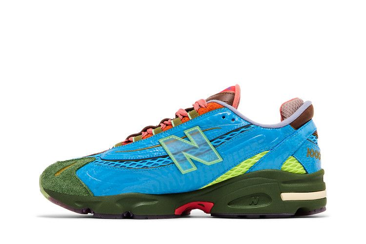Salehe Bembury x New Balance 1000 'Fog Be The Cloud' — Rich Blue/Vibrant Yellow/Olive
