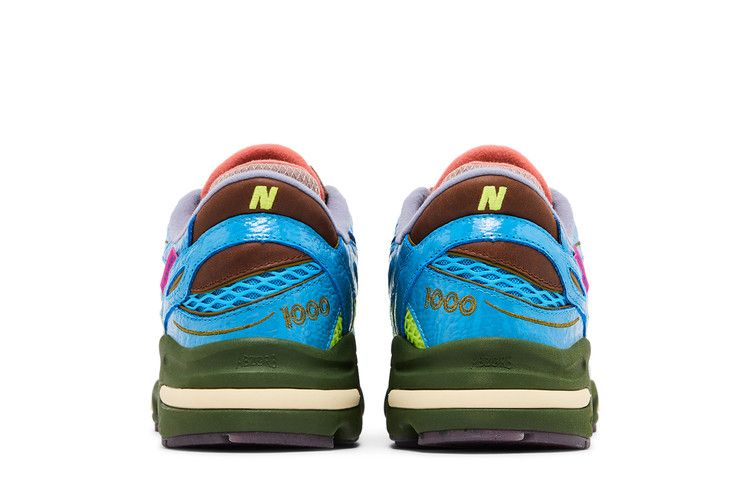 Salehe Bembury x New Balance 1000 'Fog Be The Cloud' — Rich Blue/Vibrant Yellow/Olive