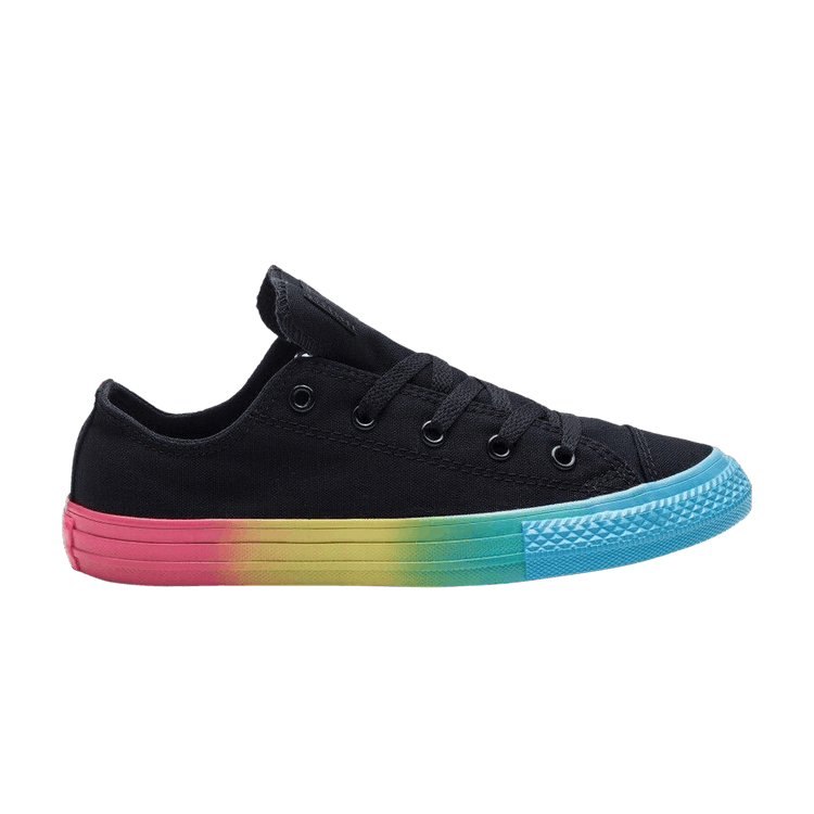 Converse Chuck Taylor All Star Low 'Rainbow Sole' — Black