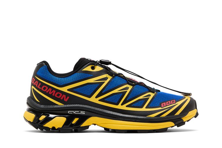 JJJJound x Salomon XT-6 'Nautical Blue Lemon' — Nautical Blue/Lemon/Black