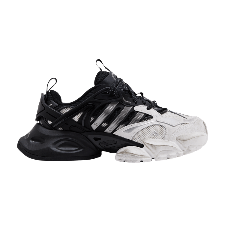 adidas XLG Runner Deluxe 'White Black' — Crystal White/Core Black/Iron Metallic