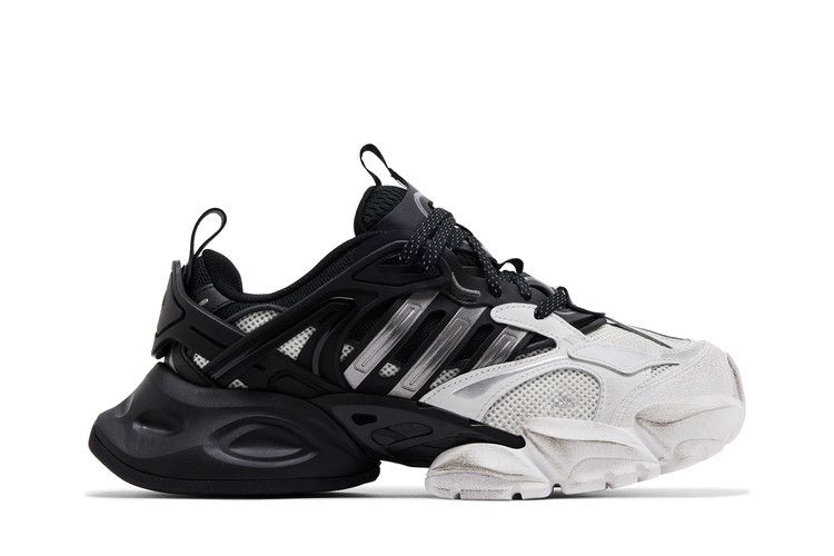 adidas XLG Runner Deluxe 'White Black' — Crystal White/Core Black/Iron Metallic
