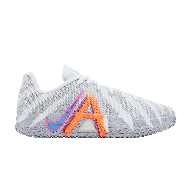 Nike Ja 3 GS 'Light Show' — White/Star Blue/Dusty Cactus/Hyper Pink