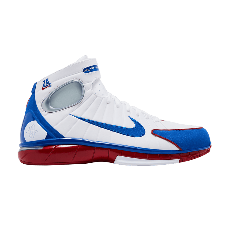 Nike Air Zoom Huarache 2K4 'All-Star' 2026 — White/Varsity Royal/Varsity Red/Metallic Silver