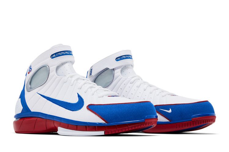Nike Air Zoom Huarache 2K4 'All-Star' 2026 — White/Varsity Royal/Varsity Red/Metallic Silver