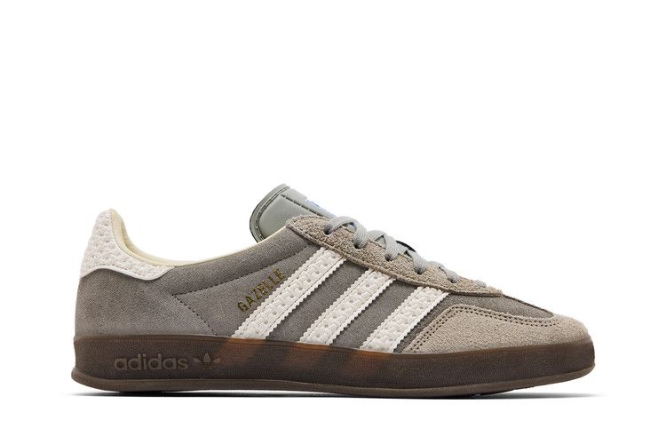adidas Gazelle Indoor 'Silver Pebble' — Silver Pebble/Off White/Gold Metallic