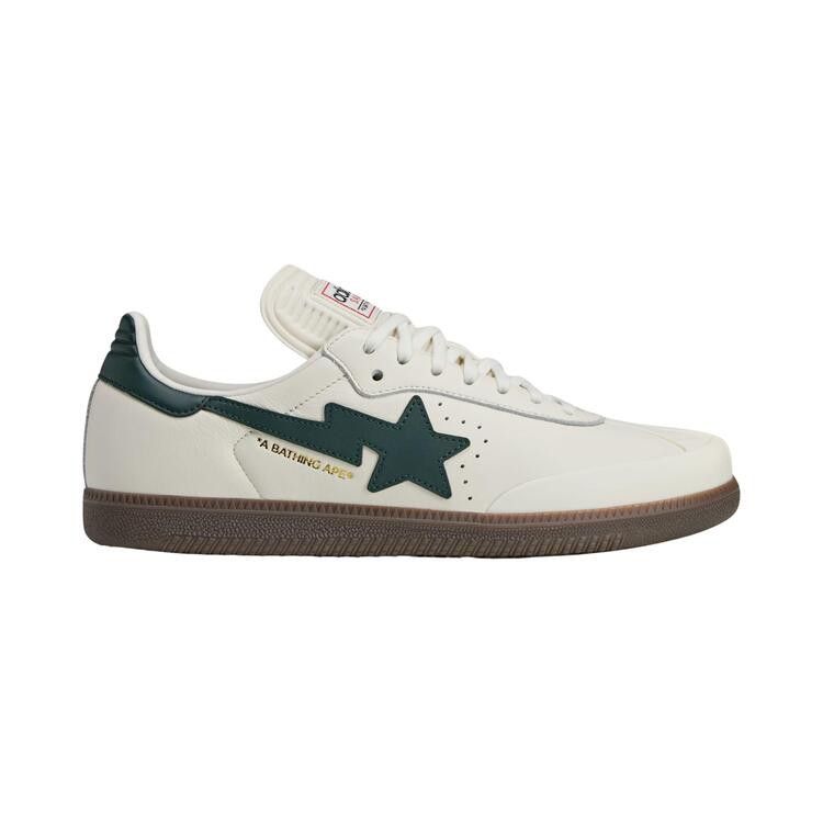 BAPE x adidas Samba 'World Cup' — Off White/Shadow Green/Gum